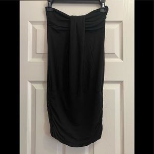 Cute Strapless Black Mini Dress Sz S